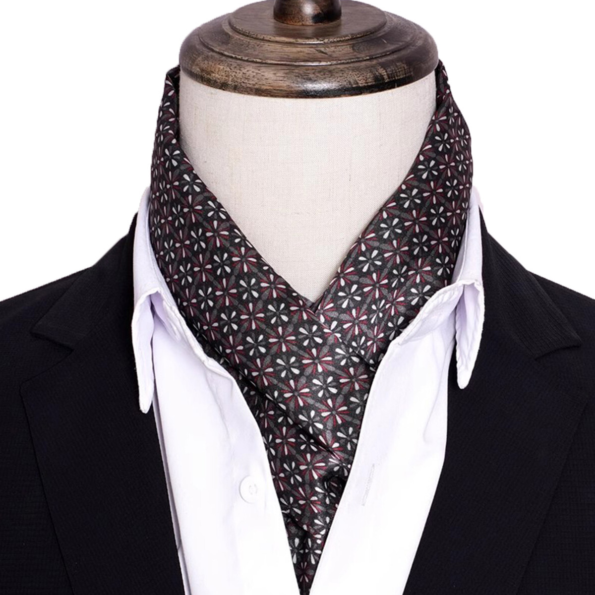 Men'S Accessories Premium - New Men's Stripe Silk Scarf Hot