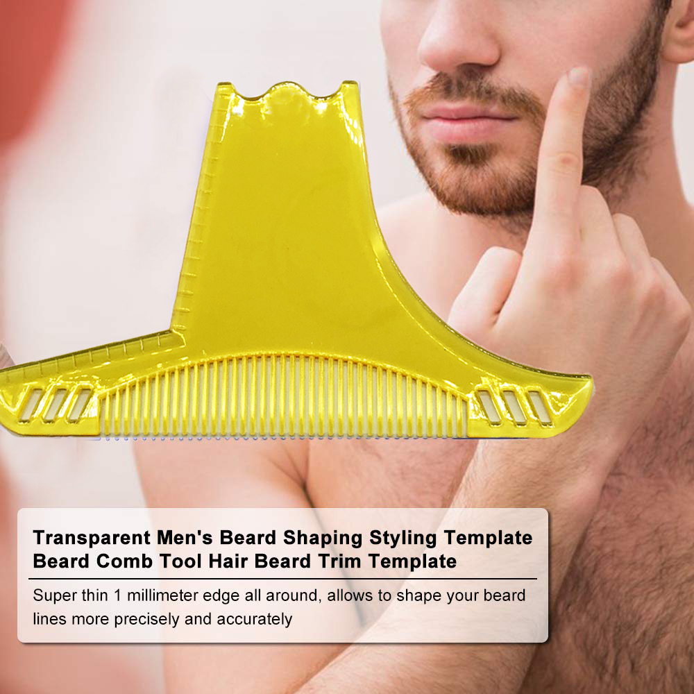 Men Accessories Rule - Beard Comb Rule Tool for Men