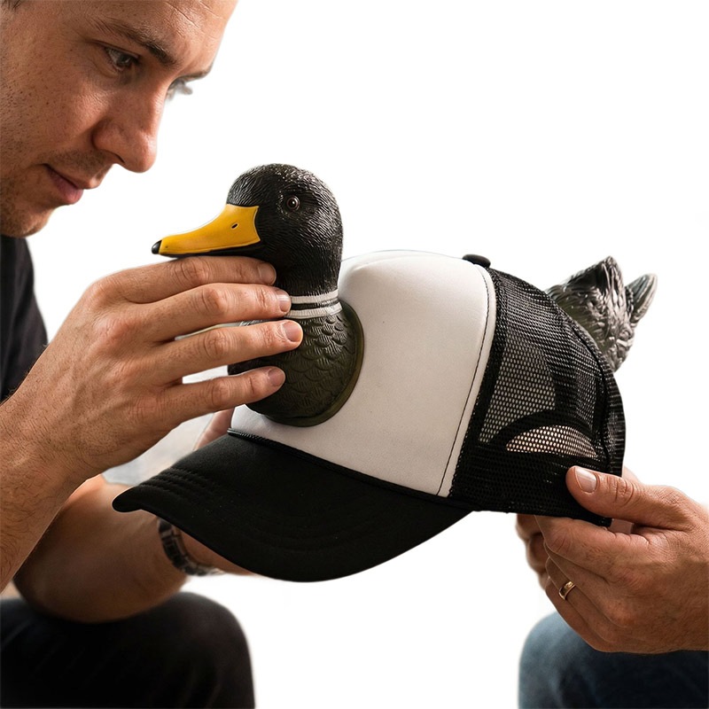 Men'S Accessories Go Outdoors - Creative Wild Duck Trucker Hat Unique