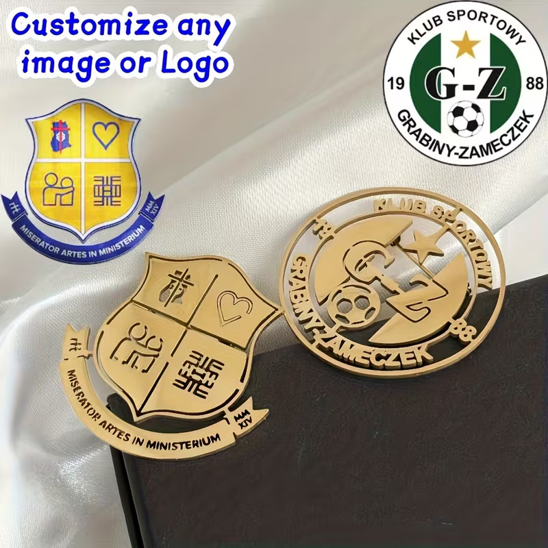 Custom Logo Brooch Simple Crea - đánh giá và giá Men Accessories Brooch