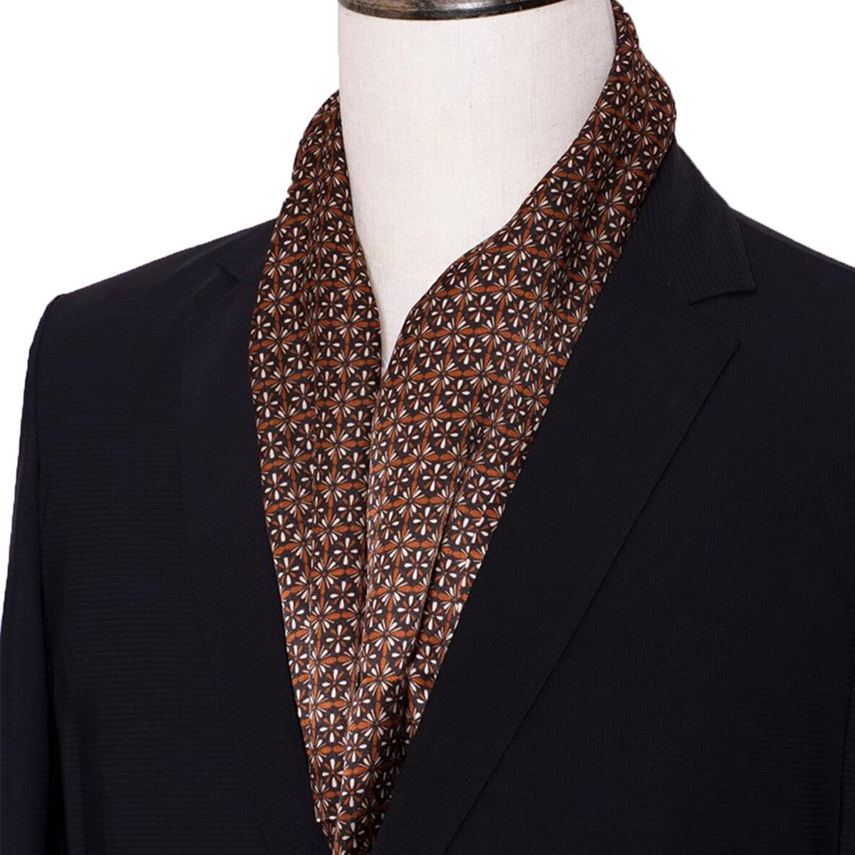 New Men's Stripe Silk Scarf Ho - đánh giá và giá Men'S Accessories Premium