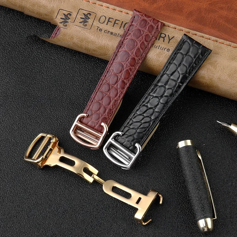Crocodile Watchband 16 18 20 2 - đánh giá và giá Men'S Accessories Cartier