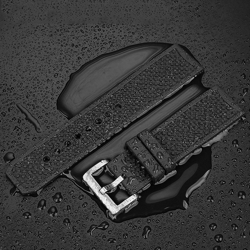23mm 24mm Fluororubber Watchba - đánh giá và giá Men'S Accessories Cartier