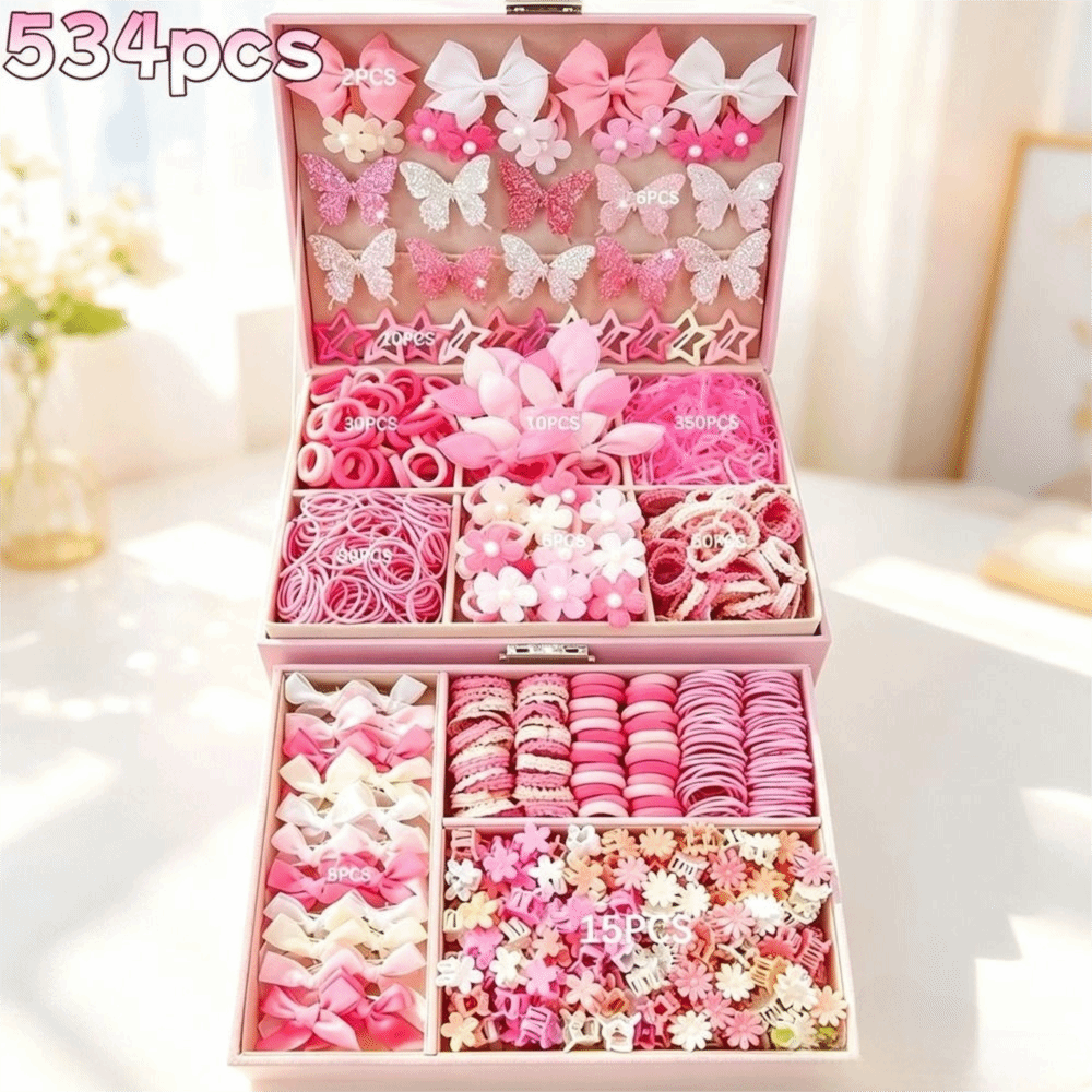New Elastic Girls Hair Accesso - đánh giá và giá Tie Clip Set