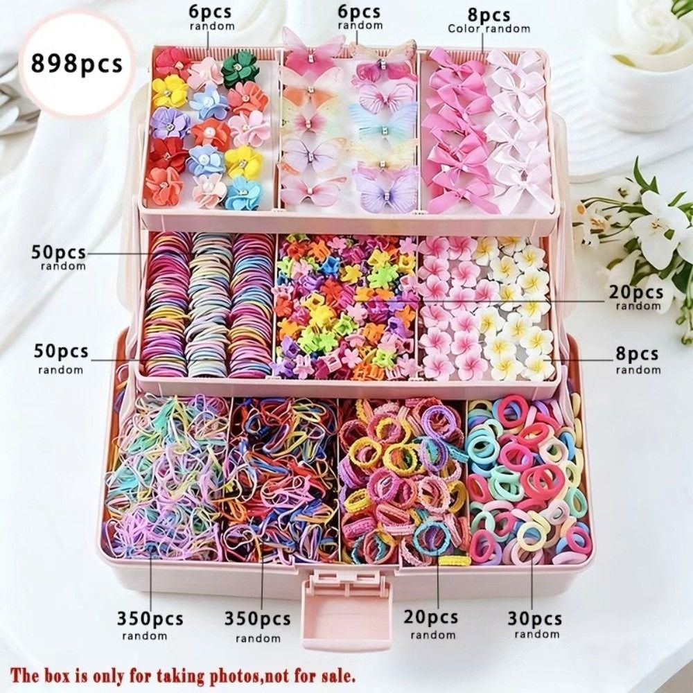 New Elastic Girls Hair Accesso - đánh giá và giá Tie Clip Set