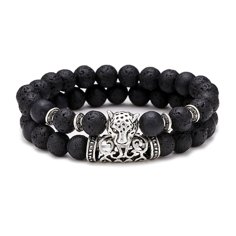 Premium 2Pcs/Set Leopard Beade - đánh giá và giá Men'S Accessories Premium