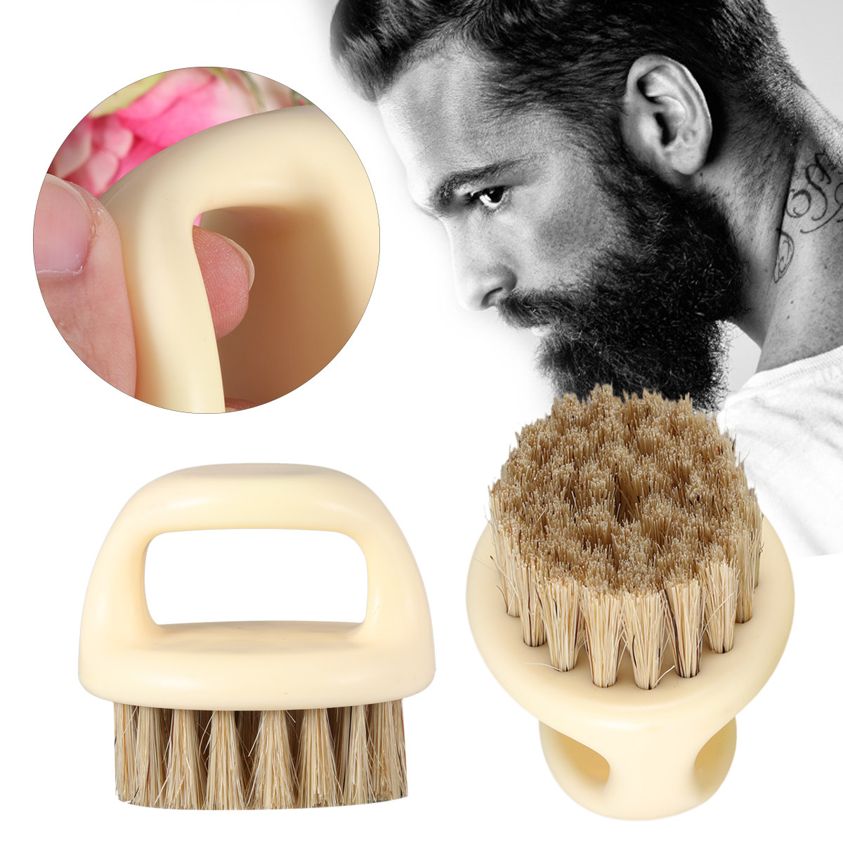 2Pcs Beard Brush Set for Men P - đánh giá và giá Men'S Accessories Premium