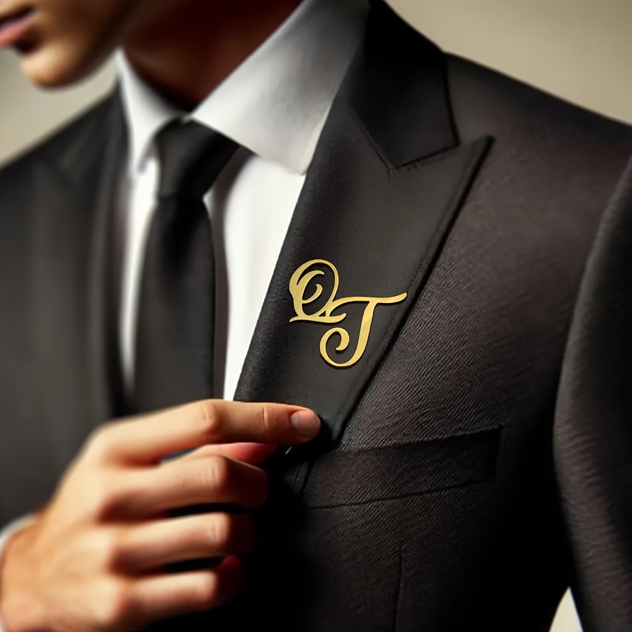 Custom Monogram Initial Name S - đánh giá và giá Men Accessories Brooch