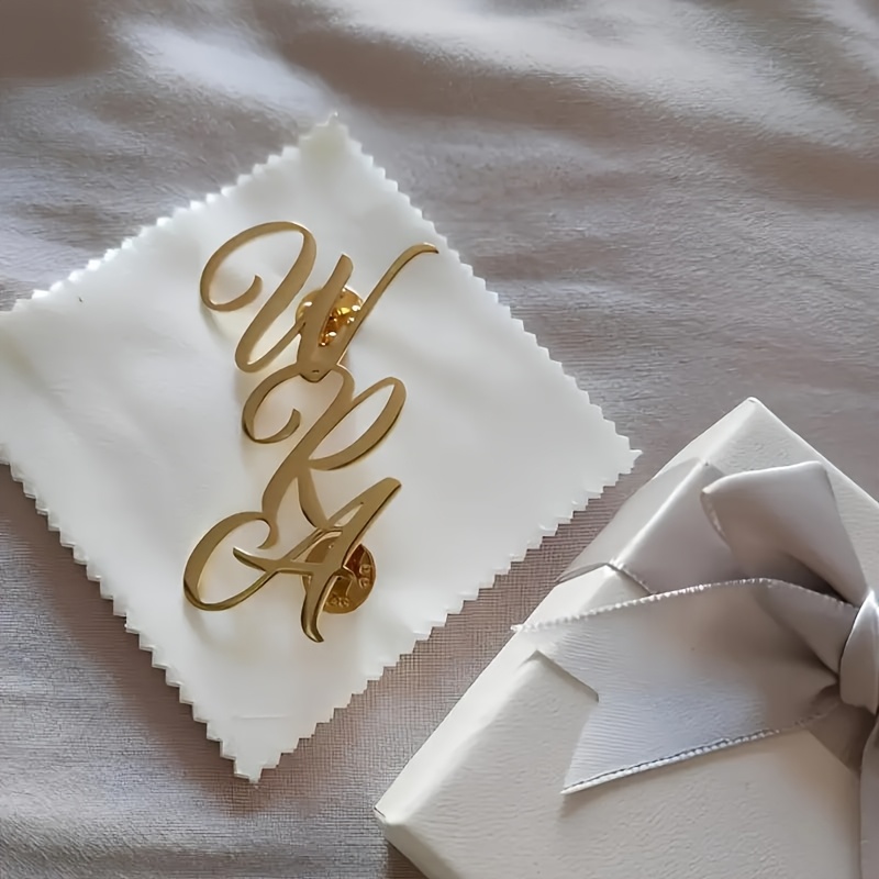 Custom Monogram Initial Name S - đánh giá và giá Men Accessories Brooch