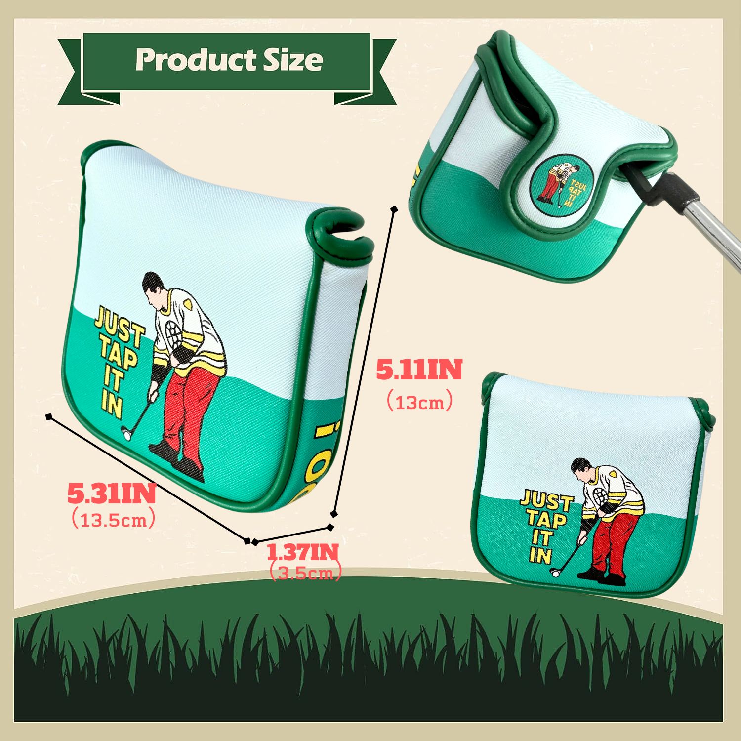 Funny PU Leather Golf Putter C - đánh giá và giá Men'S Accessories Premium