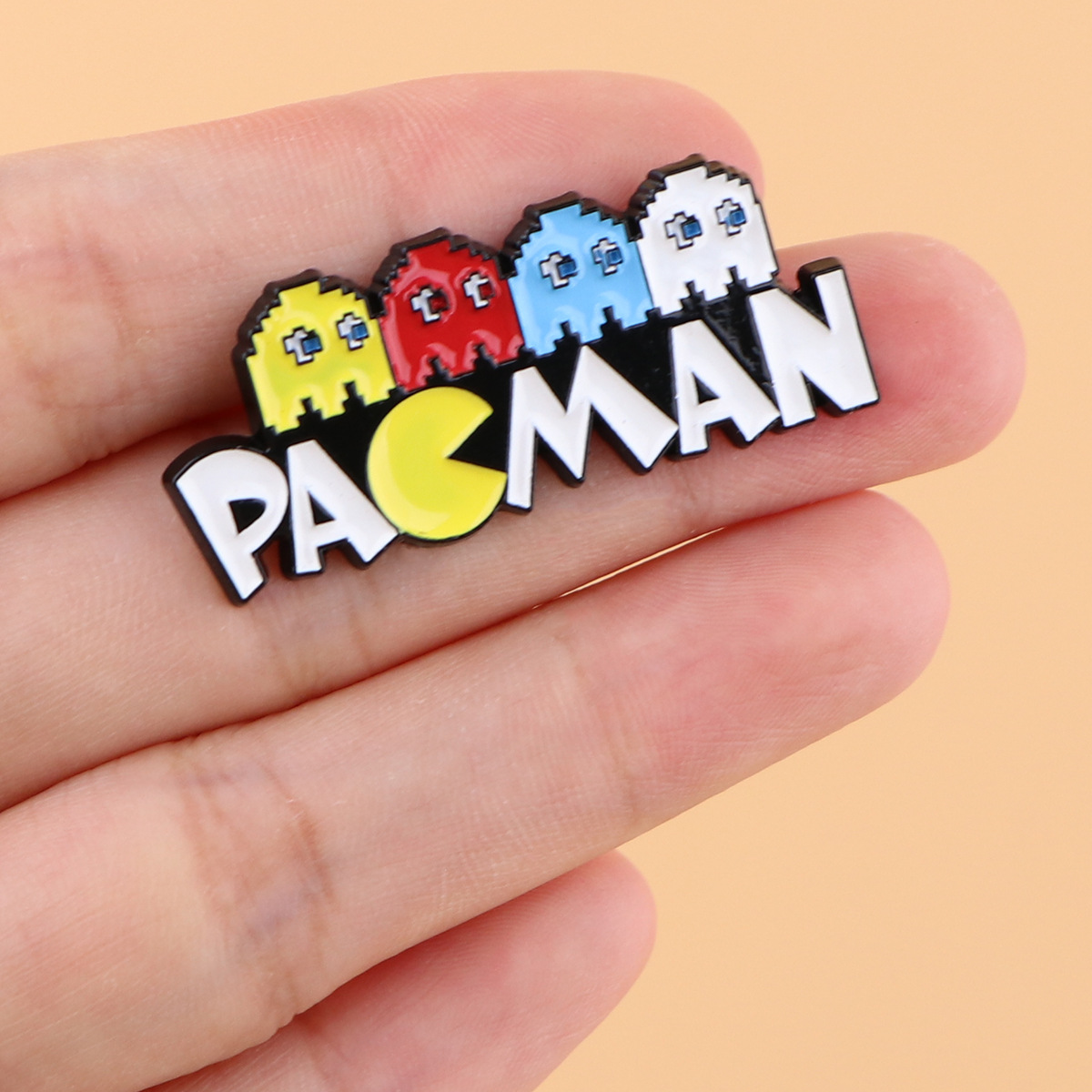 Pac-Man Game Brooch Pin Badge  - đánh giá và giá Men Accessories Brooch