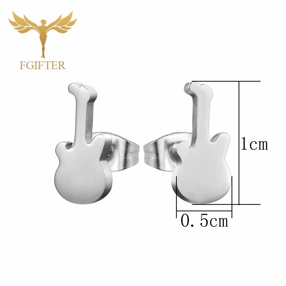 12 Pairs Music Guitar Earrings - đánh giá và giá Men Accessories In Store