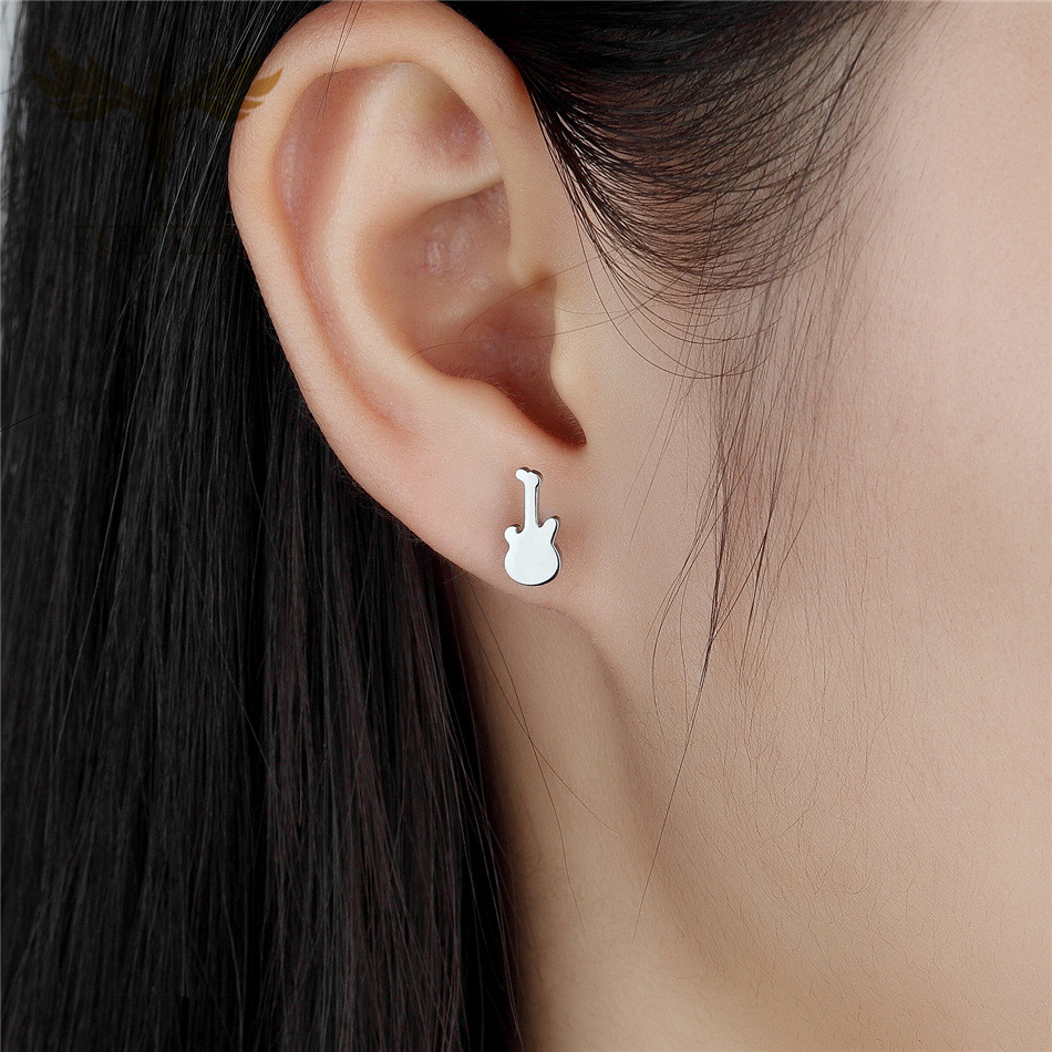 12 Pairs Music Guitar Earrings - đánh giá và giá Men Accessories In Store