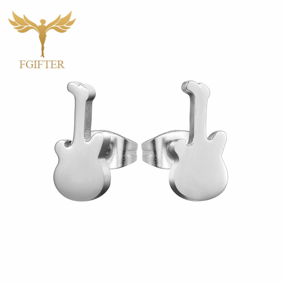 12 Pairs Music Guitar Earrings - đánh giá và giá Men Accessories In Store