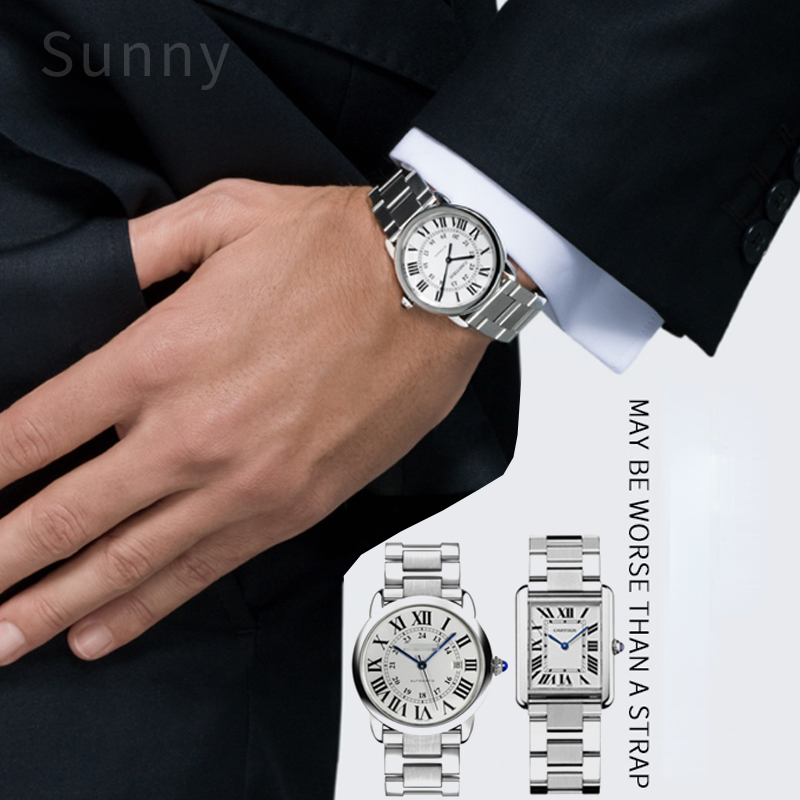 Stainless Steel Watch Strap fo - đánh giá và giá Men'S Accessories Cartier