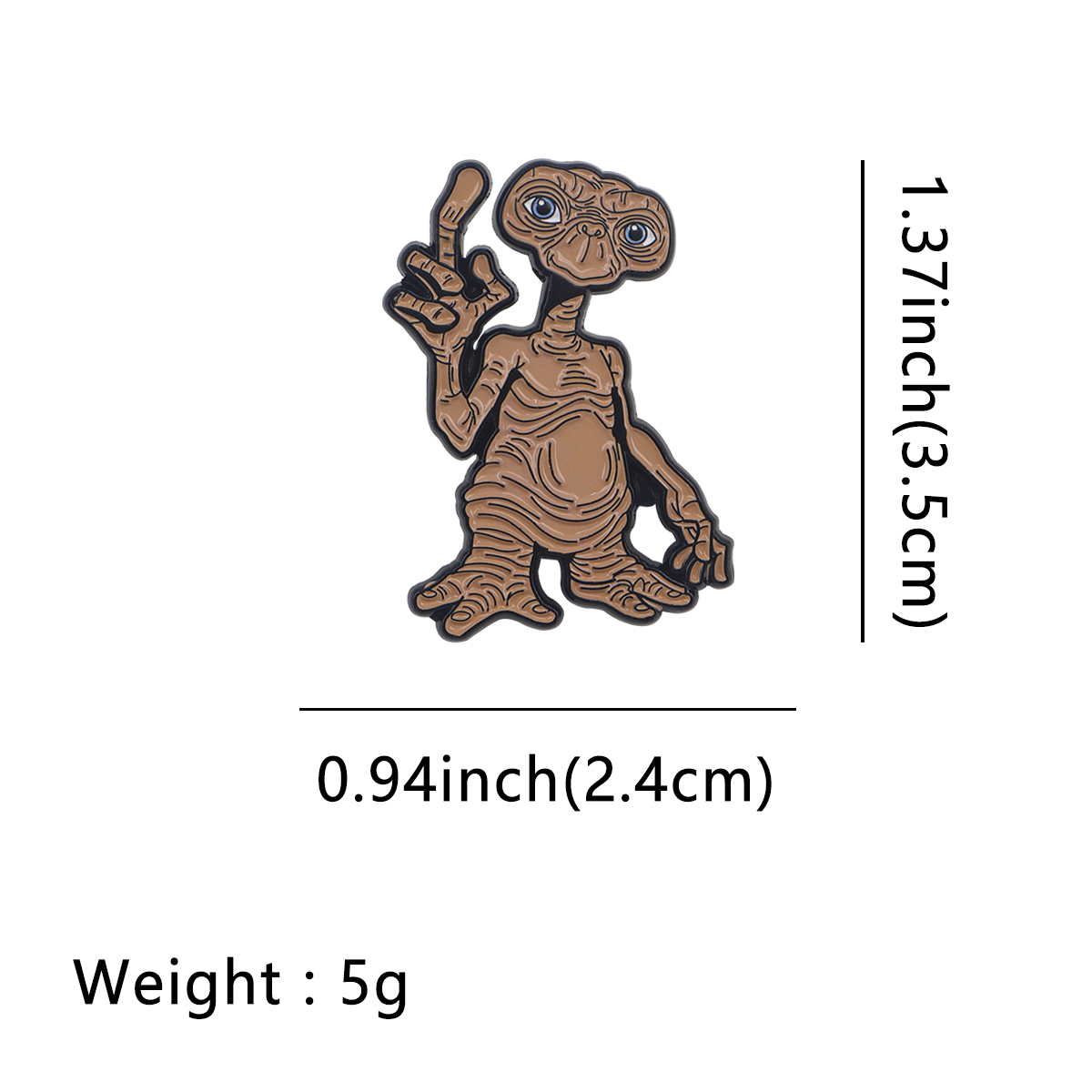 Vintage Funny Alien Enamel Car - đánh giá và giá Men Accessories Brooch