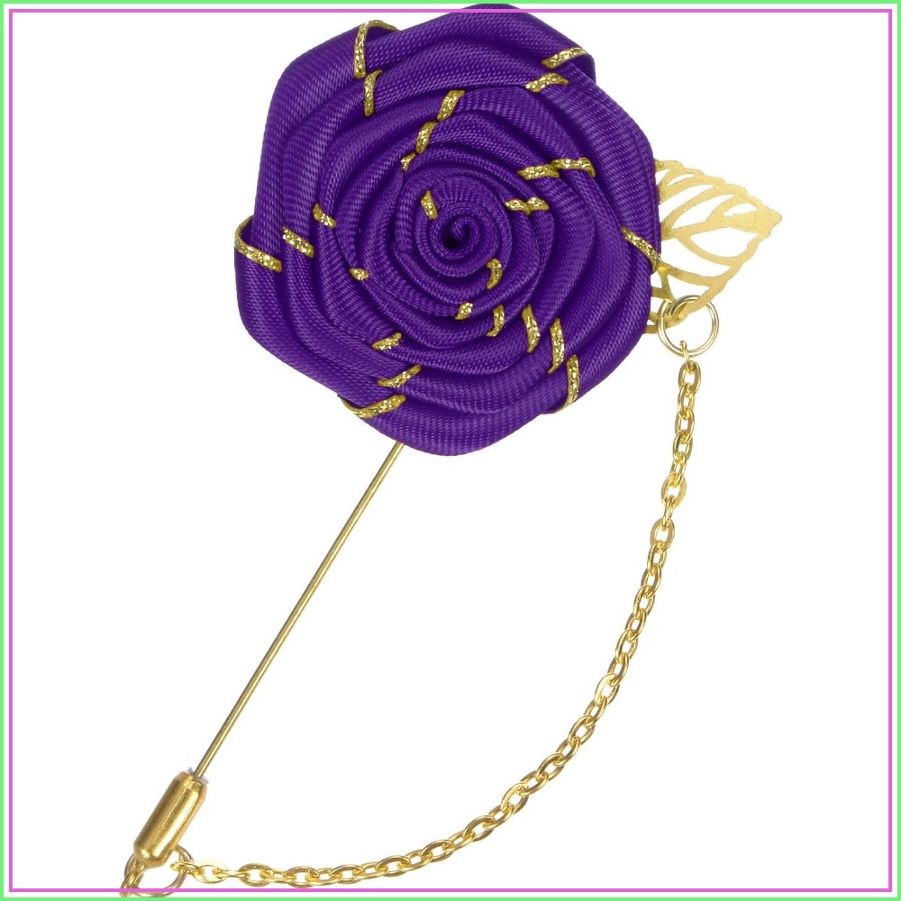 Rose Brooch Pin Cloth Rose Flo - đánh giá và giá Men Accessories Brooch